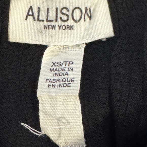 Allison New York Black & Gold Ruffled Two-Piece Mini Skirt Set Size XS - Picture 14 of 16